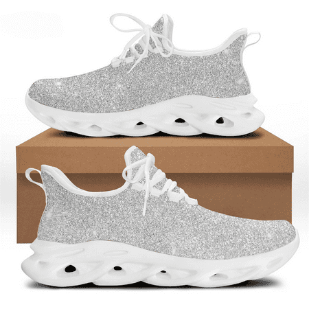

Silver Glitter Texture Printed Fashion Casual Men Shoes Flats Sneakers Comfortable Breathable Men s Walking Zapatos