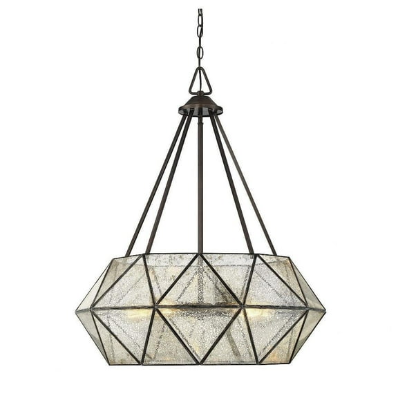 5 Light Pendant-Industrial Style with Contemporary and Rustic Inspirations-34 inches Tall By 28 inches Wide Bailey Street Home 159-Bel-2333341