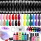thumbnail image 1 of Kit de uñas de gel, violeta lavanda, con 240 puntas cortas de almendra, 1 of 9