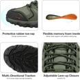 thumbnail image 2 of Chaussures de Randonnée Imperméables Basses pour Hommes, Légères, pour Plein Air, Randonnée et Sentiers, 2 of 7