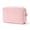 Coral, variant on Aspire Seersucker Stripe Makeup Bag with Metallic Zipper Closure, Large Travel Cosmetic Bag-Green