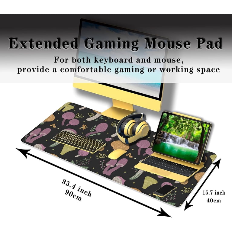 8x8 Inch Cute Mouse Pad - Non-Slip Rubber Base Gaming Mat With Funny Design