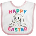 thumbnail image 3 of Inktastic Happy Easter Adorable Bunny Boys or Girls Baby Bib, 3 of 4