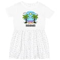 thumbnail image 3 of Inktastic Summer Vacation in the Bahamas Girls Toddler Dress, 3 of 5