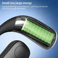 thumbnail image 6 of Uandlove Bluetooth Headset Gaming,Business Bluetooth Headphones Single Ear OWS Open Ultra-long Battery Life Intelligent Noise Reduction Black, 6 of 9
