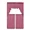 Burgundy, variant on Gorgeous Home Linen Short Window Treatment Kitchen Curtain Voile Sheer Rod Pocket Light filtering 2 Tier panels and Matching Swag Valance Hunter Green Color 3pc Set