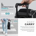 thumbnail image 4 of Bolso de Bowling GoHimal Doble Roller para 2 Bolas con Compartimento para Zapatos 102 cm, 4 of 6