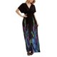 thumbnail image 2 of Gibobby Vestido Causal para Mujer de Verano Vestido de dama delgada con cuello en V y cuello en V suelto de playa de hielo suelto de talla grande bohemio a la (Azul,XL), 2 of 5