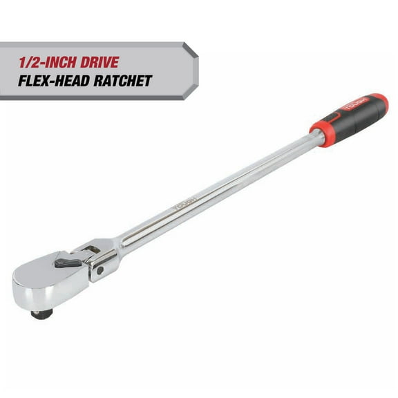 Hyper Tough 1/2 in. Drive 18in. Flex-Head Ratchet