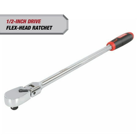 Hyper Tough 1/2 in. Drive 18in. Flex-Head Ratchet