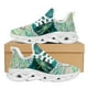 thumbnail image 1 of Zapatos de plataforma informales para mujer, zapatillas de malla con estampado de libélula dorada, zapatillas de tenis ligeras con cordones, 1 of 6