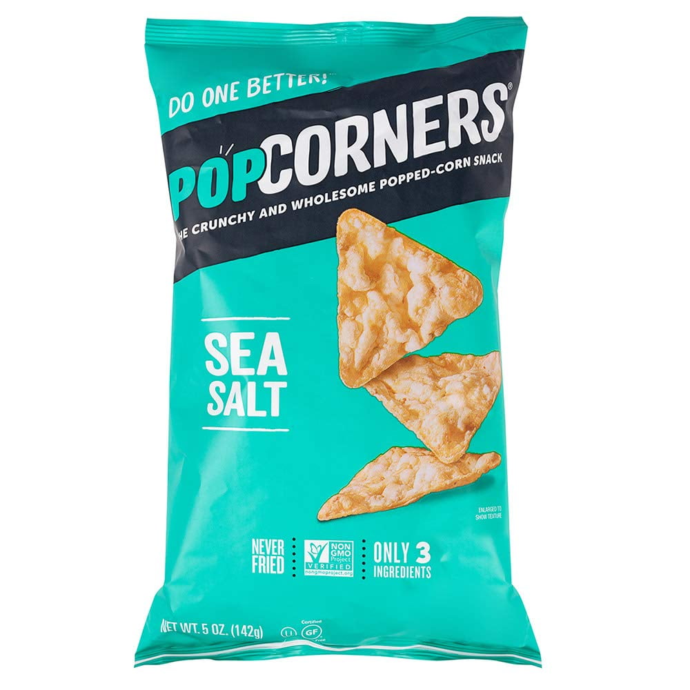 Sea Salt Popped Corn Chips, 5 Oz - Walmart.com - Walmart.com