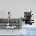 thumbnail image 2 of Figura de mujer africana hecha a mano en resina. Estatua sujetalibros, adorno de mesa, ideal para regalar. Decoración para el hogar, la oficina, la es, 2 of 8