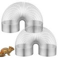 thumbnail image 1 of 2PCS Squirrel Baffle Squirrel-Proof Spring Device Metal Squirrel Baffle Metal Spring Device Type Coil Anti-Squirrel Spring Device for Outdoor Bird Feeder Poles Accessories, 1 of 8
