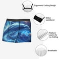 thumbnail image 3 of Gaeub Beautiful Ocean Dolphin Print Men's Boxer Briefs,Super Fit Boxer Briefs for Men,Quick-Dry Underwear with 4-Way Stretch-Large, 3 of 5