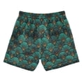 thumbnail image 7 of FORMRS Boys Swim Trunks Quick Dry Mesh Lining Beach Boardshorts, Sizes XS-XL, Green Art Abstract Pattern, 7 of 7