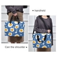 thumbnail image 6 of FORMRS 16" Laptop Bag Carrying Sleeve Case with Handle Travel Shoulder Briefcase, Cute Fried Eggs, 6 of 8