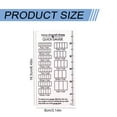thumbnail image 3 of Quick Gauge Ruler Gauge Ruler for Knitting and Crochet No Counting Needed Easy to Measure Gauges Without Counting Measuring Tool with Grid Measurement for Sewing Measuring Tooldigital Ruler Tape Meas, 3 of 9