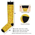 thumbnail image 3 of FORMRS Womens Knee High Socks Casual Long Thick Travel Daily Wear, 1 Pair, Pink White Stars, 3 of 6