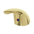 thumbnail image 2 of Kingston Brass KB6542 Single-Handle 4 in. Center Set Deck Mount Bathroom Faucet, Polished Brass, 2 of 4