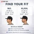thumbnail image 3 of TOP-EX Golf Lifestyle Flat Bill Snapback Hat, Waterproof TriProof Polyester, Camouflage, M/L, 3 of 5