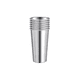 thumbnail image 1 of Vasos Acero Inoxidable 500 ml Para Cerveza 6 Pzs, plata, 1 of 4