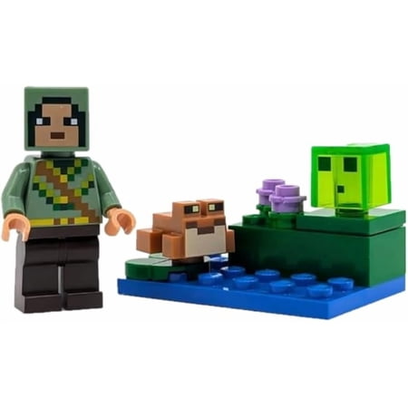 LEGO Minecraft: Arbalest Knight Minifigure with Frog and Slime - Ages 6+