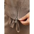 thumbnail image 6 of Women'S 2 Piece Outfits Casual Lapel Zip Sweatshirts and Wide Leg Pants Tracksuit Sets Khaki XL, 6 of 10