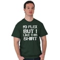 thumbnail image 5 of Flex But Like This Funny Gym Exercise Men's Graphic T Shirt Tees Brisco Brands M, 5 of 6