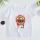 thumbnail image 3 of Camiseta de algodón para niños y niñas de 2 a 14 años con banda de rock Gun N Roses, camisetas de manga corta con estampado de música Kpop, ropa informal para bebés, 3 of 5
