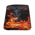 thumbnail image 2 of CADecor Dragon Blanket Fleece Throw Blanket for Sofa or Bed 58x80 inches, 2 of 3