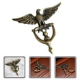 thumbnail image 2 of Door Knocker European Style Front Door Knocker With Peephole Security Knocker, 2 of 6