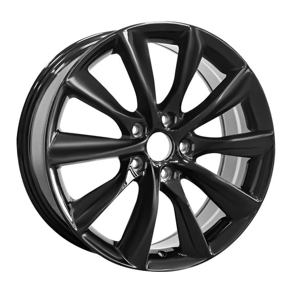22" Tesla Style Black Alloy Wheel Rim – Fits Model X/S – 5x120mm, 1PC