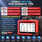 LAUNCH X431 PRO Star OBD2 Scanner Full System Bidirectional Diagnostic Tool with 37+ Reset Service, ECU Co-ding, CANFD&DoIP, FCA AutoAuth, 2 Years Free Update