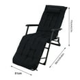thumbnail image 6 of Trendix Folding Lounge Chair with 5-Position Adjustable Backrest, Reclining Chair, 330LB Capacity Portable Sleeping Cot for Camping, Indoor and Outdoor, 6 of 6