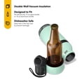 thumbnail image 3 of RTIC Stainless Steel Insulated Bottle Chiller with Lid, Fits 12oz or 16oz, Fresh Mint, 3 of 5