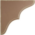 thumbnail image 2 of 1 3/4"W x 7 1/2"D x 7 1/2"H Stratford Wood Vintage Decor Bracket, Weathered Brown, 2 of 6