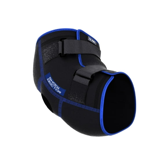 Shock Doctor Ice Recovery Elbow Compression Wrap, Black, Small/Medium