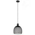 thumbnail image 2 of RADIANCE Goods Industrial 1 Light Textured Black Mini Ceiling Pendant 11.5" Wide, 2 of 3