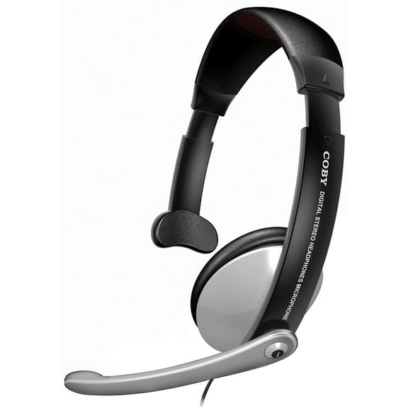 Coby Hands-Free Headset with Boom Microphone CVM251 (White)