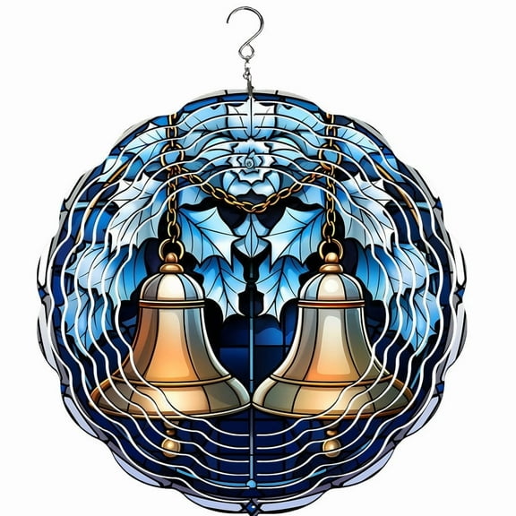 Winter Bells Wind Spinner