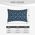 thumbnail image 4 of Sikiie Sea Turtle Print Plush Pillow Cover, Wrinkle-proof and Stain-resistant Pillow Protector without Pillow Core, Home Decoration-16"x24", 4 of 6