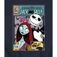 thumbnail image 3 of Nightmare Before Christmas - Jack And Sally Comic Book Cover - Men's Crew Fleece Sweatshirt, 3 of 5