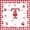 Red White T, variant on jejeloiu Ribbon Bow Twin Quilt Set For Girls,Red 3D Cartoon Initial Letter M Twin Coverlet Set For Kids,2 Pieces