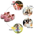 thumbnail image 5 of Toddler Flower Girl Dress Shoes - Girl Ballet Flats Party School Shoes Wedding, 5 of 6