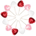 thumbnail image 6 of Jiyike 12PCS Chic Heart-shaped Hanging Items Valentine's Day Loving Heart Hanging Ornaments, 6 of 10