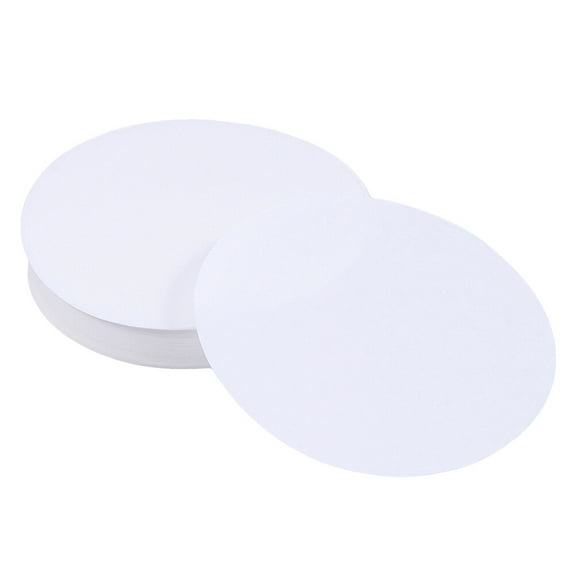 WSTEER 4 Boxes of 9cm Diameter Filter Paper Premium Medium Flow Rate Qualitative Filter Paper for School Laboratory(White)