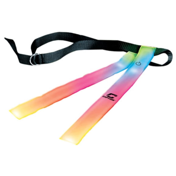 Cipton – Lot de 6 ceintures de flag football, réglables et éclairées par LED