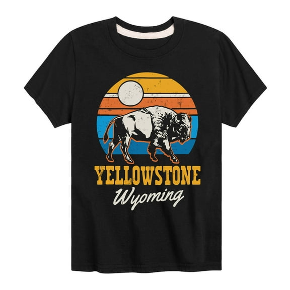 Instant Message - Yellowstone Bison - Youth Short Sleeve Tee