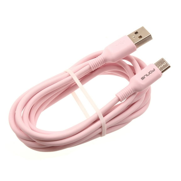 6ft USB-C Cable for Samsung Galaxy XCover6 Pro Phone - Pink Charger Cord Power Wire Type-C J1L Compatible With Galaxy XCover6 Pro Model